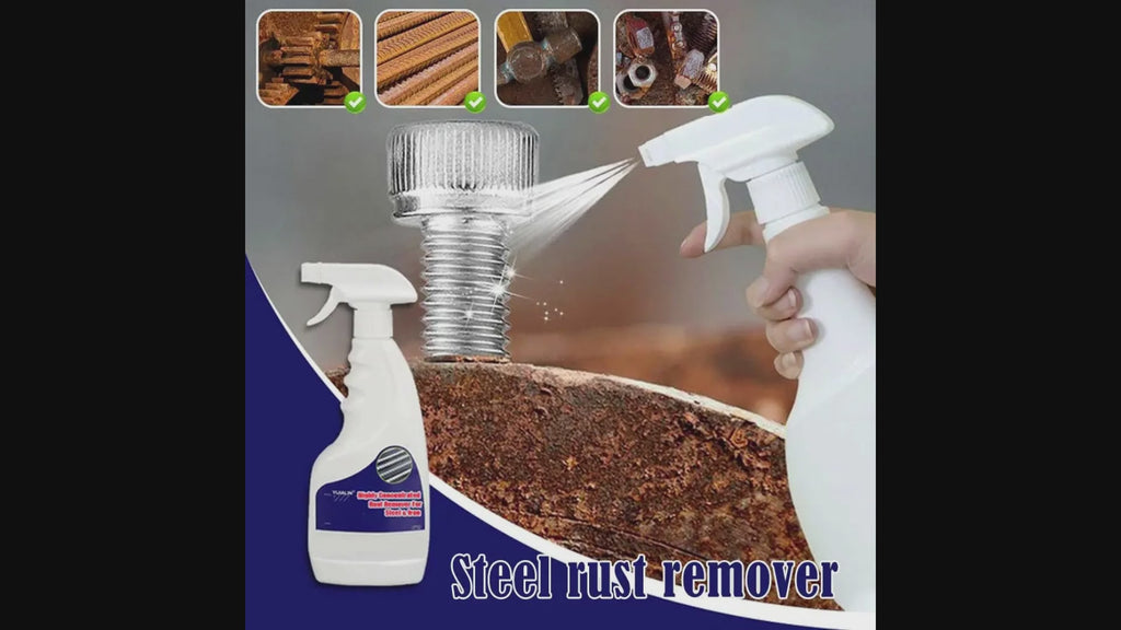 Highly Concentrated Rust Remover for Steel&Iron 120ml Fast Rust Removal Powerful Metal Rust Remover Daily Car Maintenance